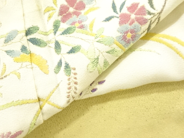  上野真作　寿光織家屋に松竹梅・花丸模様織出し一ツ紋色留袖